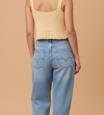 Goodmess Yellow Crochet Top