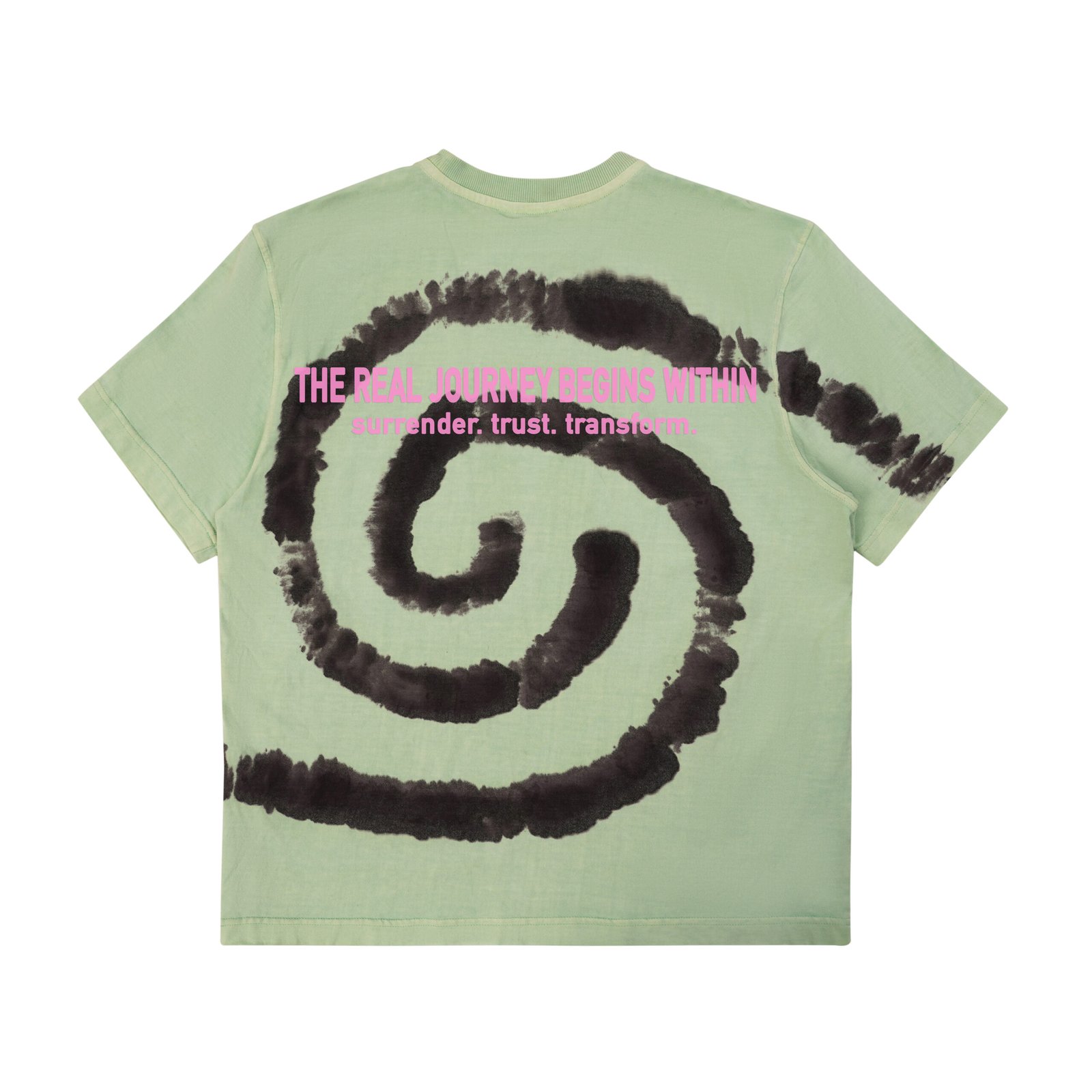 Goodmess green tie dye tshirt
