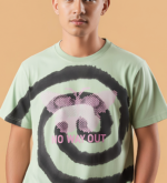 Goodmess green tie dye tshirt