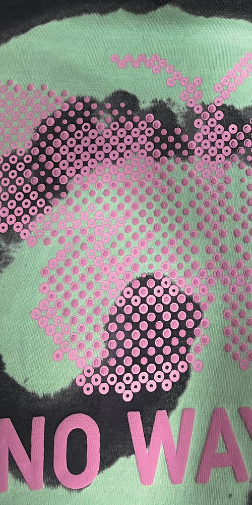 Goodmess green tie dye tshirt