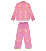 Pink Pant Shirt Co-ord set casual lounge man woman