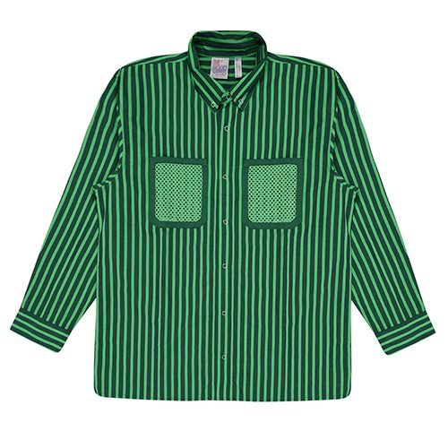 Goodmess Green Stripes Sahib Shirt
